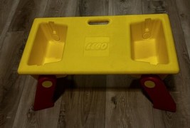 Vintage LEGO 1994 Building Table Portable Storage Folding Legs Lap Tray - £32.37 GBP