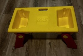 Vintage LEGO 1994 Building Table Portable Storage Folding Legs Lap Tray - £32.23 GBP