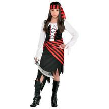 Buccaneer Beauty Pirate Costume Girls Large 12 - 14 - £22.09 GBP