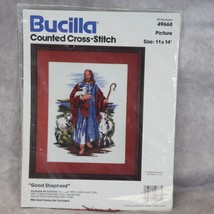 Bucilla Good Shepherd Counted Cross Stitch Kit 49668  Jesus and His Flock - $33.31