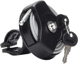 Bike Lock Roller Foldable Bicycle Cable Lock with Key Ideal for Bike, Electric - £30.25 GBP
