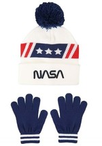 NASA Toddler Winter Hat and Kids Gloves Set, Boys Beanie Hat for Ages 4-7  - £11.87 GBP