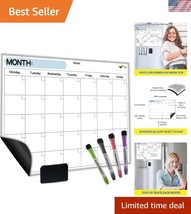 Stay Organized with 17x12 Magnetic Dry Erase Calendar for Fridge - 2025 ... - $839.66 MXN