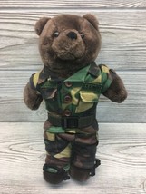 Vintage 1989 Bear Force Of America US Army Drill Instructor Plush Bear Toy - £4.71 GBP