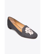 Tory Burch Antonia Monogram Loafer Heather Gray $298, Sz 7, NIB! - €128,36 EUR