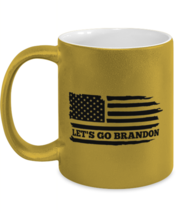 Joe Biden Mugs Let&#39;s Go Brandon Flag, Republican Gold-M-Mug  - £14.34 GBP