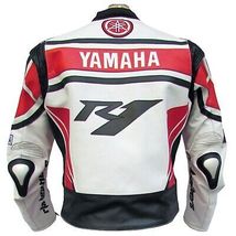 Yamaha Motorbike LeatYamaha R1  Motorbike Motorcycle Racing Leather  Jacket Yama - £110.85 GBP