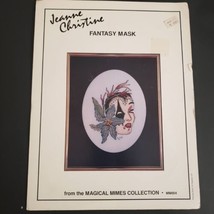 Jeanne Christine Fantasy Mask Cross Stitch  Pattern Magical Mimes MM004 - £5.93 GBP