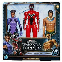 Black Panther Wakanda Forever Action Figure 3 Pack: Shuri, Ironheart &amp; Namor New - £11.86 GBP