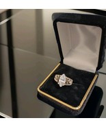 Ladies Vintage Dominique Marquise Cut 10K Yellow Gold Zirconia Ring Size 7 - $6,245.49 MXN