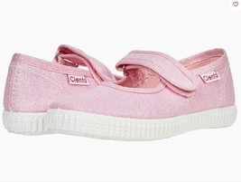 Cienta girl mary jane flat shoes in Bubblegum Pink Metallic - $38.00