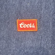 Vtg COORS Beer Brewing Company Logo Advertising Iron-On Patch 2.5”x1.5” - £7.38 GBP