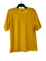 Ramco Mens active Top Crew Neck Short Sleeve Shirt Yellow, Medium - £8.67 GBP