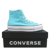 Chuck Taylor All Star Lift Platform Canvas Women&#39;s Size 8 Cyan White NEW... - $49.95