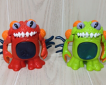 Fisher-Price Imaginext Red Orange Green Space Alien Monster lot 2 - £15.77 GBP