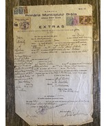 Altes Dokument Rumänien Auszug aus Geburtsurkunde 1946 - $27.73 CAD