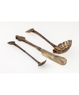 Lot De 3 Gorham pour Shreve Argent Sterling Médaillon Portion Pièces Rare - €712,52 EUR