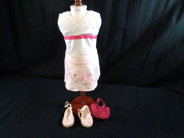 American Girl Just Like You SWEETHEART SKIRT Set Outfit 2007 with Shoes - $23.78