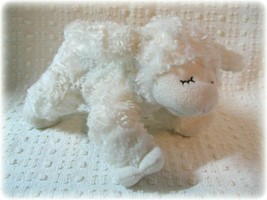 Baby Gund Winky Lamb Plush 058133 White Sleeping Sheep Security Lovey EUC - $9.49