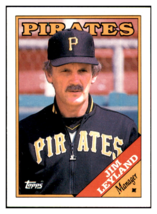 1988 Topps Jim Leyland Pittsburgh Pirates #624 Baseball
  card   BMB1B - £1.41 GBP