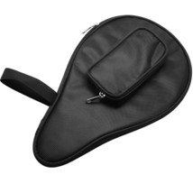 Table Tennis Bat Bag Ping Pong Paddle Bat Pouch With Ball Case - £23.63 GBP