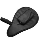 Table Tennis Bat Bag Ping Pong Paddle Bat Pouch With Ball Case - £22.64 GBP