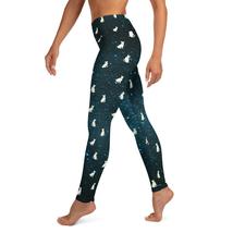 English Bull Terrier Galaxy Dog Yoga Leggings - $62.24