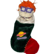 Rugrats Plush Christmas Stocking 1998 Chuckie Vintage Nicktoons Nickelodeon - £11.73 GBP