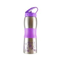 Cheeki 600ml Wide Neck Ergonomic Stainless Steel Sports Water Bottle - P... - $56.00