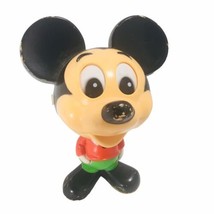 Vtg 1976 Mattel Mickey Mouse Pull String Talking Toy 7&quot; Chatter Chum Working - £18.66 GBP