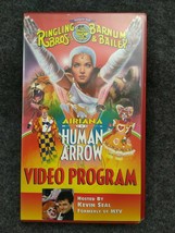 VHS Ringling Bros And Barnum &amp; Bailey See Ariana The Human Arrow 126th Edition - £8.70 GBP