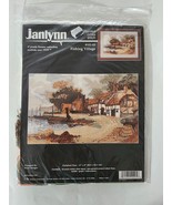 Janlynn Counted Cross Stitch Kit Fishing Village 102-05 New sealed - $19.44 CAD