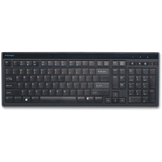 Kensington Keyboard - Cable Connectivity - USB Interface - Black - $83.99