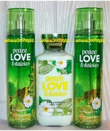 Peace Love Daisies Bath and Body Works Fine Fragrance Mists Body Lotion - $49.00