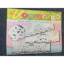 Vogart Repeat Heirloom Transfer Patterns for Embroidery 714 - New - $14.84