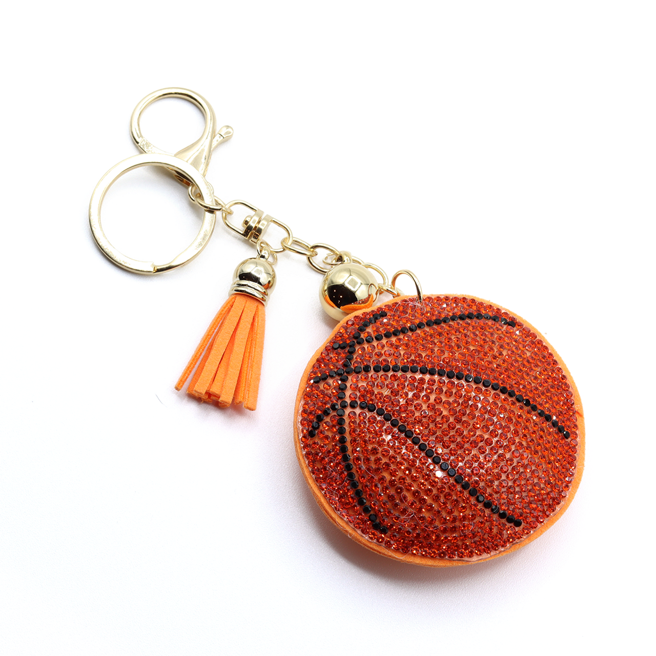 Bling Crystal Basketball Sport Tassel Keychain By Nollia