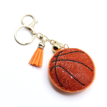  Bling Crystal Basketball Sport Tassel Keychain By Nollia - $17.99