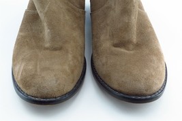 Steve Madden Boot Sz 5.5 M Ankle Boots Almond Toe Brown Leather Women - £20.25 GBP