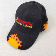 Hat Black Flames Montgomeryville Cycle Center Hatfield PA Headshotz Hook... - $9.15