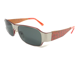 Jeans Lafont Sonnenbrille BOND 019 Silber Orange Rechteckig Rahmen Mit Grau - £237.15 GBP