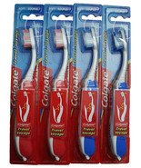 Set of 4 Colgate Travel On-The-Go Folding Voyage Soft 90 Toothbrushes NIB - £9.55 GBP