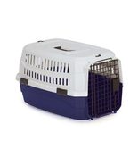 Airline Approved Pet Travel Crate Heavy Duty Plastic Blue Grey Secure Do... - €49,07 EUR+