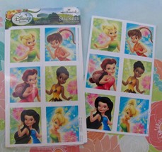 NIP Disney Fairy Stickers 4 Sheets 24 Stickers Tinkerbell &amp; More Party Favors - £3.13 GBP