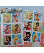 NIP Disney Fairy Stickers 4 Sheets 24 Stickers Tinkerbell &amp; More Party F... - £2.99 GBP