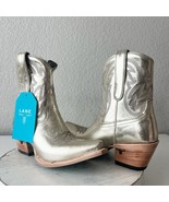 Lane SMOKESHOW Cowboy Bootie Womens 7 Gold Leather Western Cowgirl Short... - $346.98 CAD