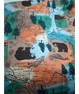 1 Yard National Park Fabric, Montana Gallatin Forest, Grand Teton Jackso... - £10.30 GBP