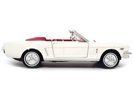 1964 1/2 Ford Mustang Convertible White with Red Interior James Bond 007 &quot;Goldf - £35.43 GBP