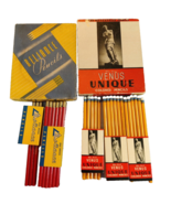 Lot of 44  RELIANCE & VENUS UNIQUE COLORED PENCILS Red-Yellow  w/Box Unsharpened - £12.57 GBP