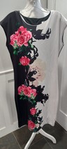 Mr. KK Women Short Sleeve Floral Long Dress Size L/XL - £15.71 GBP