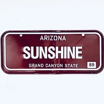 1989 United States Iowa Cereal Box Bicycle License Plate SUNSHINE - £13.22 GBP